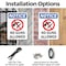 Signmission No Guns Allowed OSHA Notice Sign, Plastic, 7in W x 10in L, 2PK OS-2PACK-NS-P-710-V-14640 - alternate 3